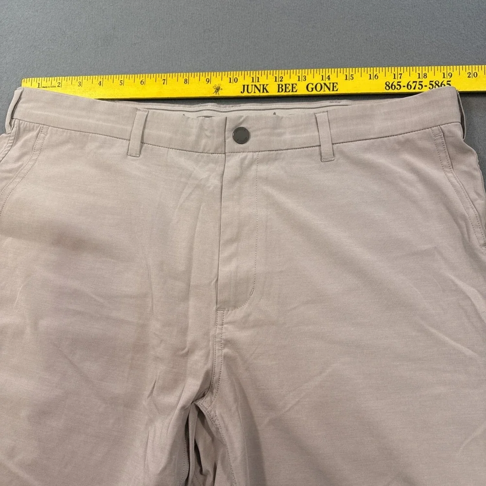 Johnnie O Shorts Mens 38 GRAY  Performance Golf Chino Print 9